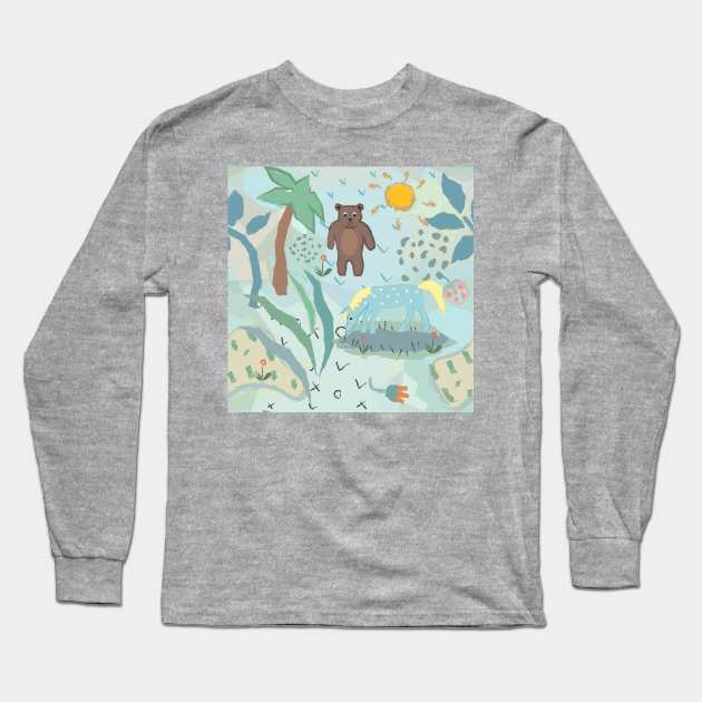 Summer Long Sleeve T-Shirt by Creative Meadows